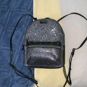 Victoria Secret Mini Backpack - Black Sparkles